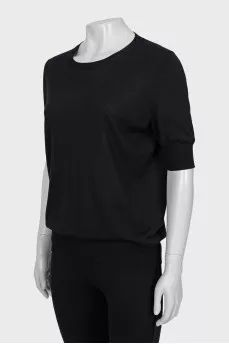 Slim fit black t-shirt