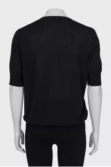 Slim fit black t-shirt