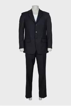 Men's pinstripe suit