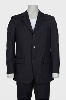 Men's pinstripe suit