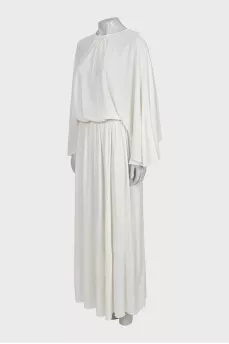 White maxi dress