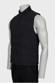 Men's black vest