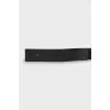 Black leather belt