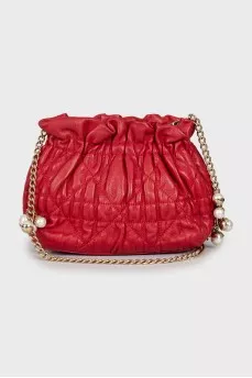 Red leather bag