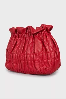 Red leather bag