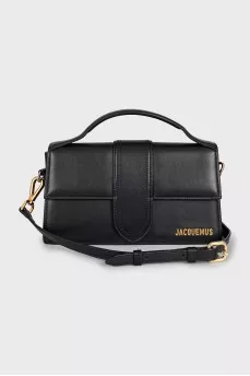 Le Bambino black leather bag