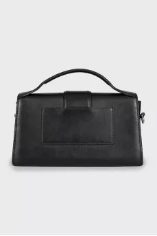 Le Bambino black leather bag