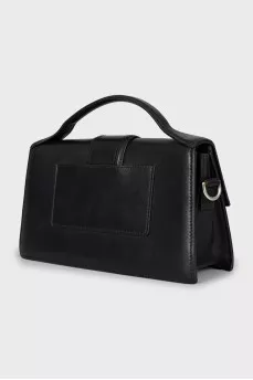 Le Bambino black leather bag