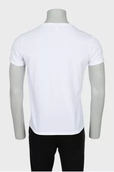 Men's T-shirt with embossed print