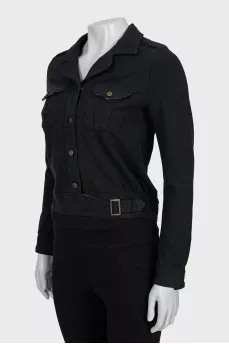 Black button down jacket