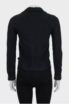 Black button down jacket