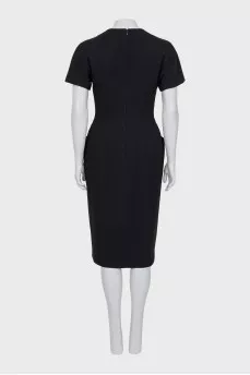 Sheath dress with short sleeves