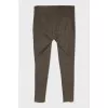 Leggings with side closure