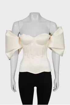 Corset with laces