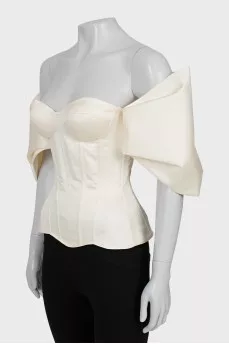 Corset with laces