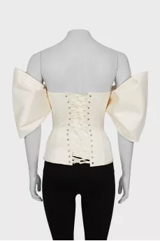Corset with laces