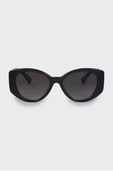 Sunglasses with logo frame
