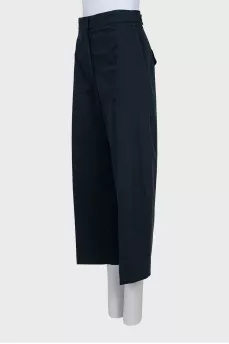 Wide trousers in blue