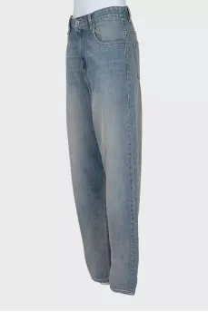 Джинси straight fit на високій посадці
