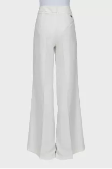 White palazzo pants