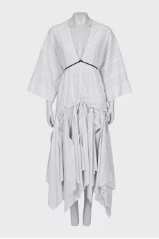 Dress decorated with knots