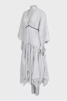 Dress decorated with knots