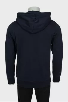Men's blue hoodie