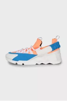 Men's textile lace-up sneakers