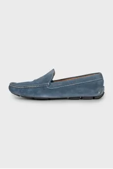 Men's suede moccasins