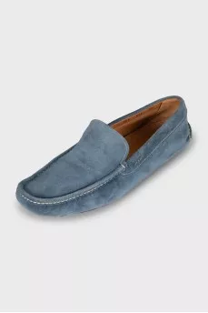 Men's suede moccasins