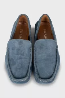 Men's suede moccasins