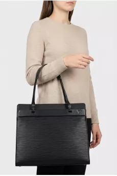 Leather Croisette bag
