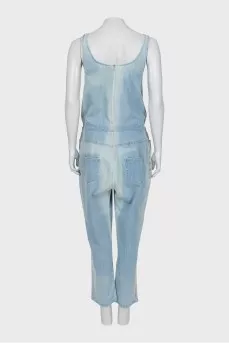 Overalls with tie-on trousers