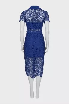 Lace dress with crystals