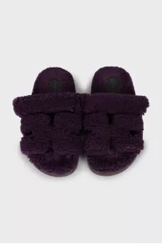 Chypre Faux Fur Slides