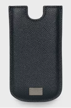 Blue leather case