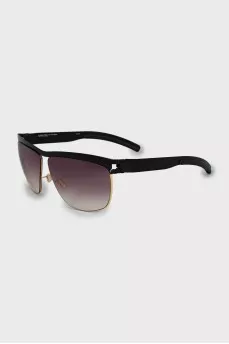 Sunglasses with metal temples