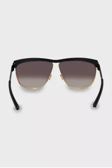 Sunglasses with metal temples
