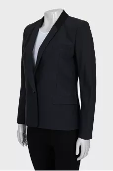 Woolen button down jacket