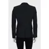 Woolen button down jacket