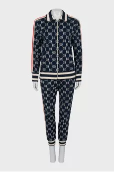 Tracksuit with a signature monogram