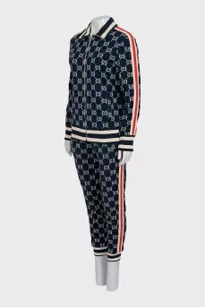 Tracksuit with a signature monogram