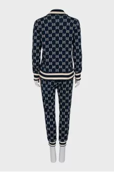Tracksuit with a signature monogram