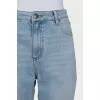 Mid-rise jeans in light blue