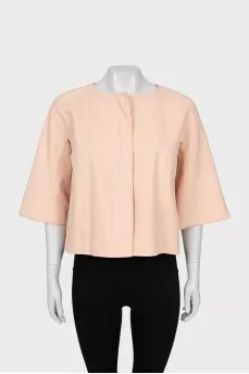 Straight jacket with buttons