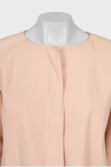 Straight jacket with buttons