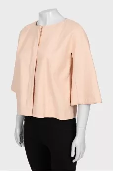 Straight jacket with buttons