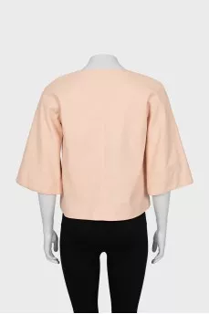 Straight jacket with buttons