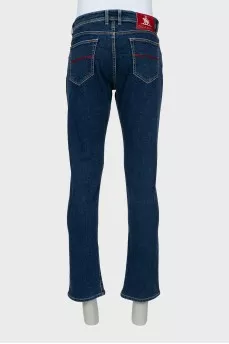 Men's jeans with buttons