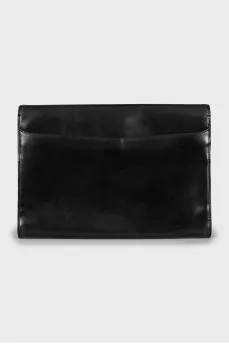 Men's leather clutch